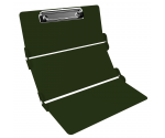 WhiteCoat Clipboard® Trifold - Army Green Respiratory Therapy Edition